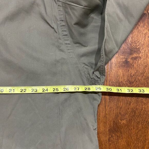 Polo Ralph Lauren Vintage 90s Black Khaki Brown Button Front Shirt Men's XXL - Picture 7 of 8